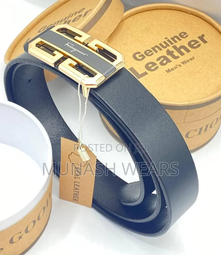 Original Leather Belt for Men Givenchy. Valentino