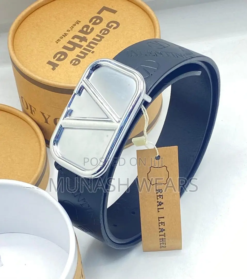 Original Leather Belt for Men Givenchy. Valentino