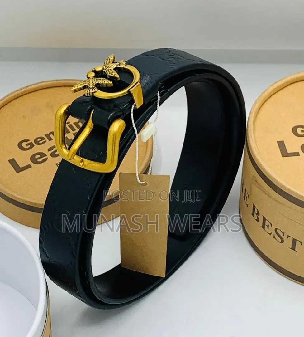 Original Leather Belt for Men Givenchy. Valentino