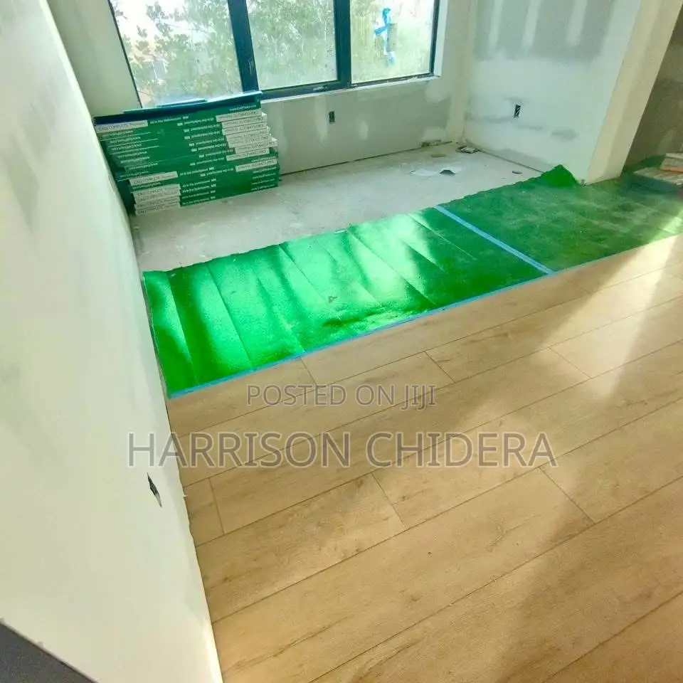 Studio Dark Wooden Flooring
