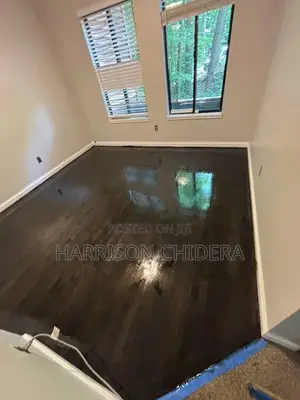 Studio Dark Wooden Flooring