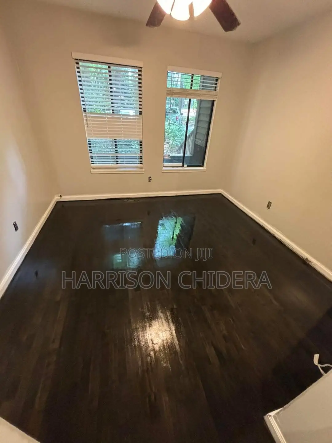 Studio Dark Wooden Flooring