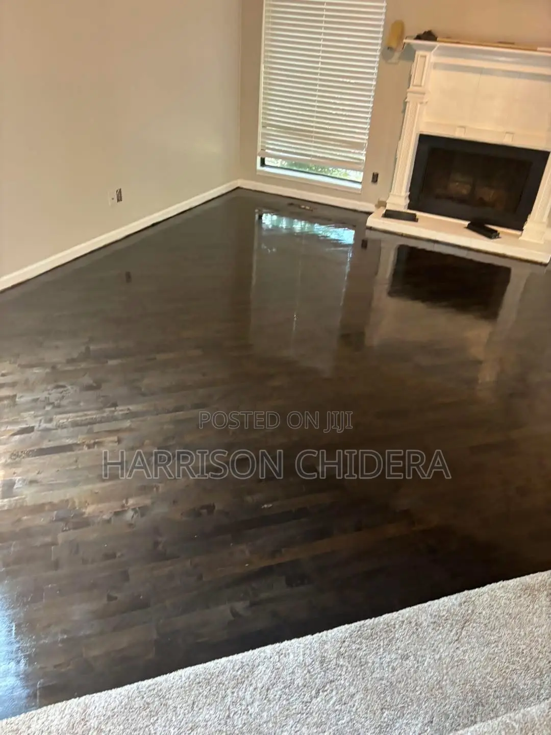 Studio Dark Wooden Flooring