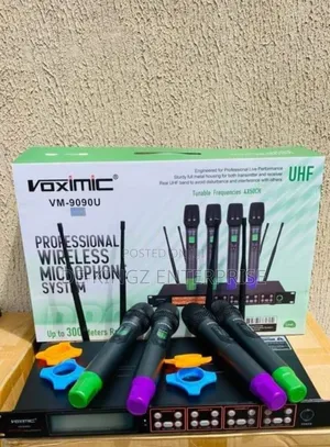 Photo - Voximic Vm-9090u 4-in-1 Digital Wireless Microphone
