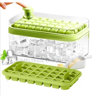 Ice Cube Tray With Lid and Bin
