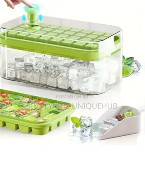 Ice Cube Tray With Lid and Bin