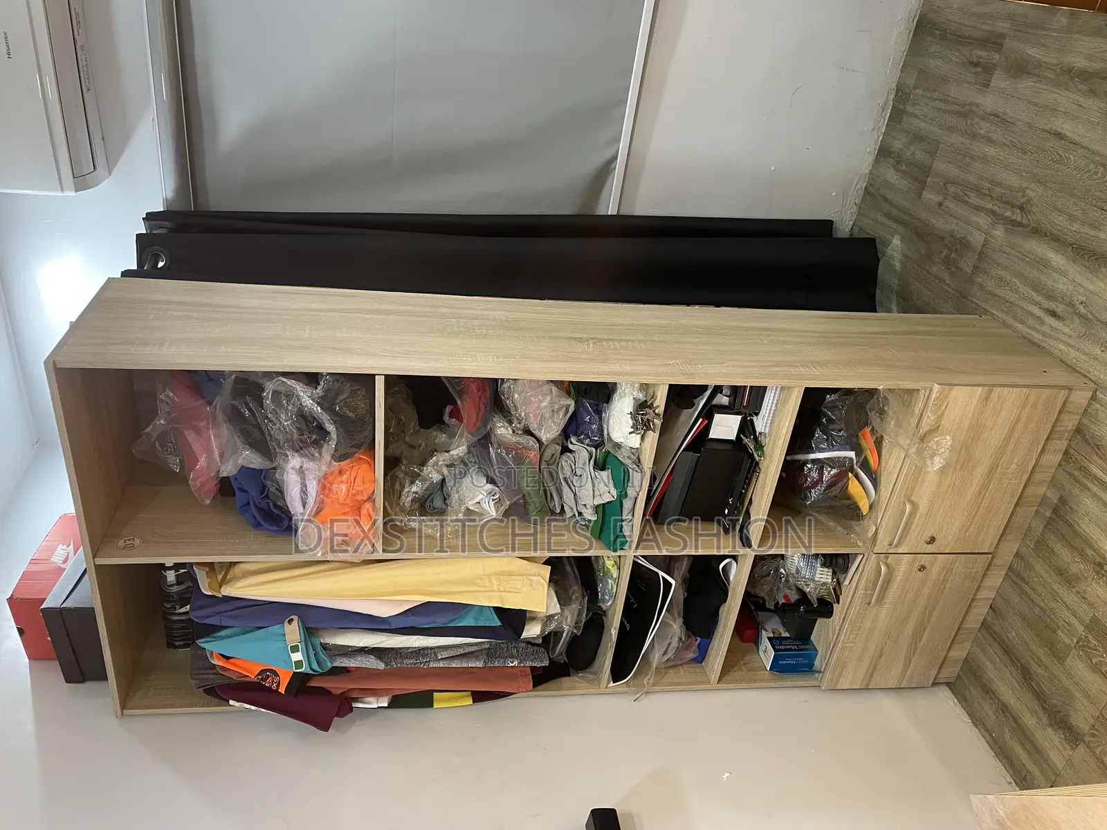 Big Full HDF Display Wardrobe With Switchboard