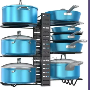 8 Tier Pots and Pans Organiser Rack