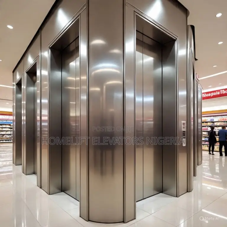 Ss Automatic Center Opening Passenger Elevators Door