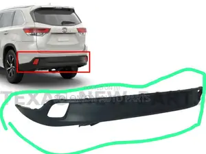 Back Bumper Down Spoiler Highlander 2015 2017 2018