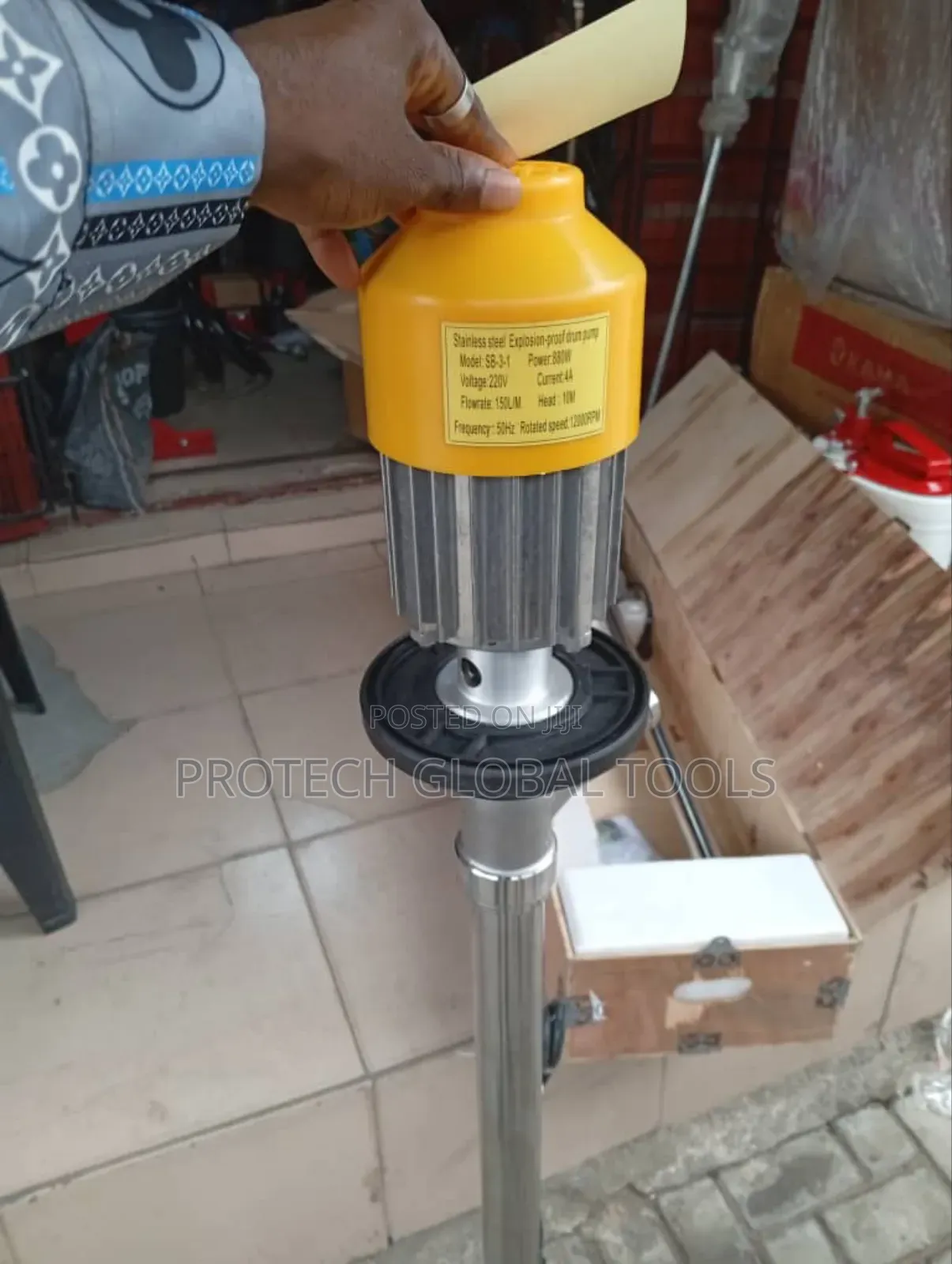 Stainless Steel Explosion Proof Drum Pump