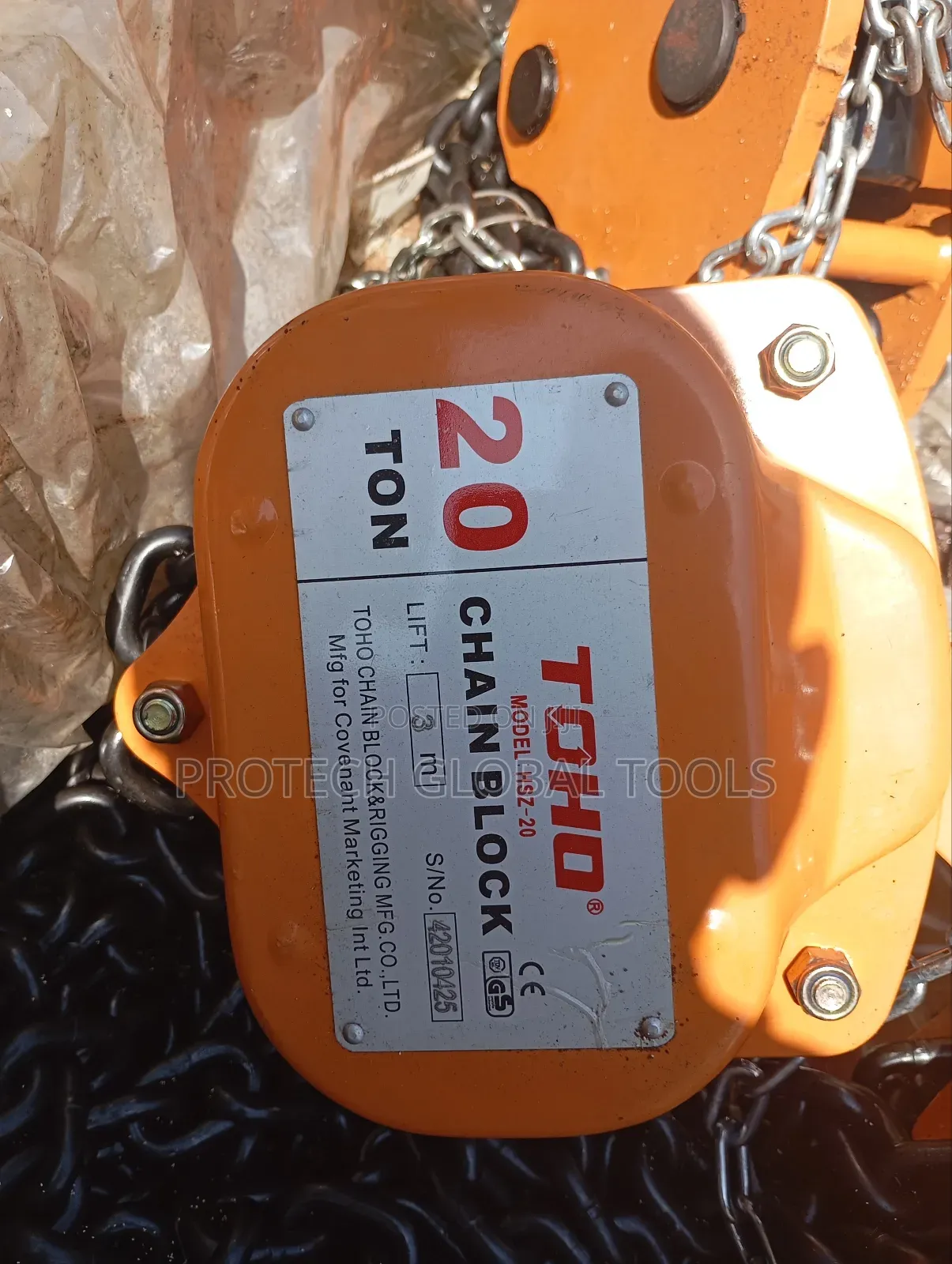 20ton Manual Chain Block