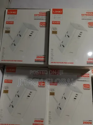 70w Tower Extension Socket Adapter- Usb $Type-C