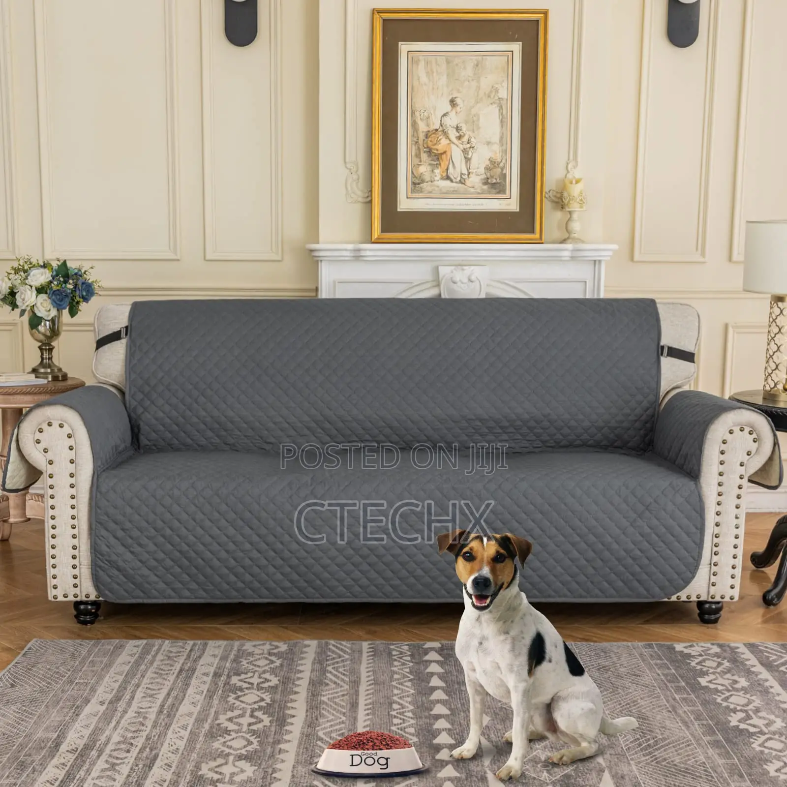 Sofa Cover For 3 Cushion Couch Water Resistant Protector