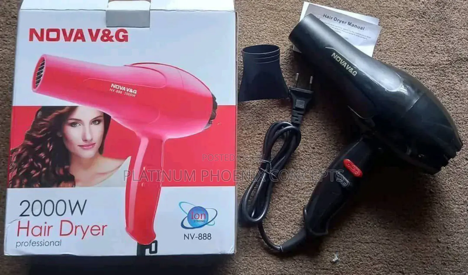 2000w Nova Hair Dryer