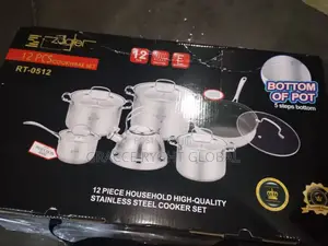12pcs Stainless Cooking Pot Set and Kettle
