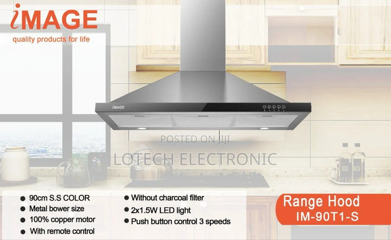 Im‐90t1‐S Range Hood – Powerful, Quiet Sleek!