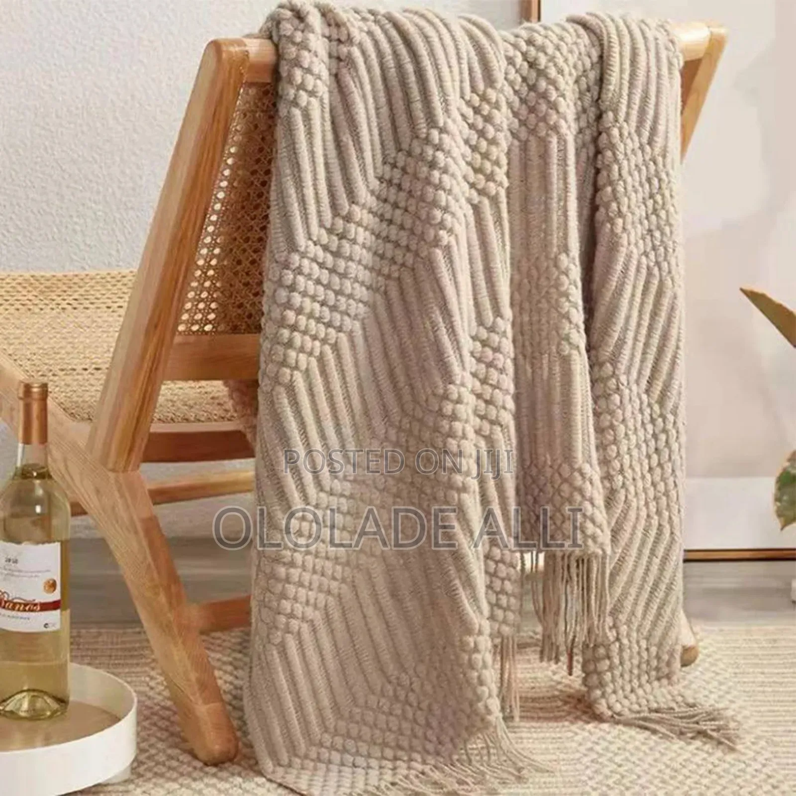 ,127 by 180cm Home Textile Knitted Blanket