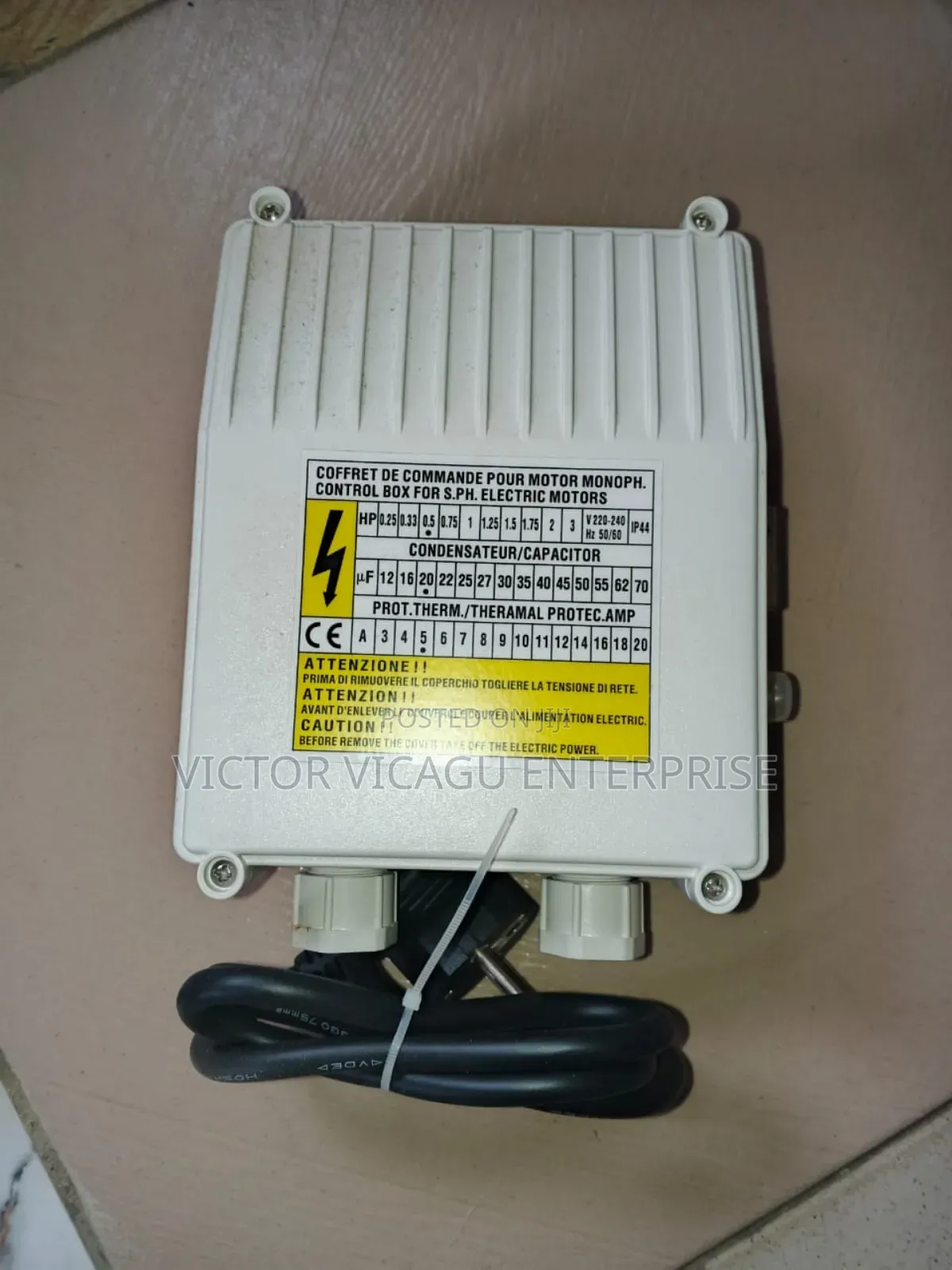 Plumbing Machine Control Switch