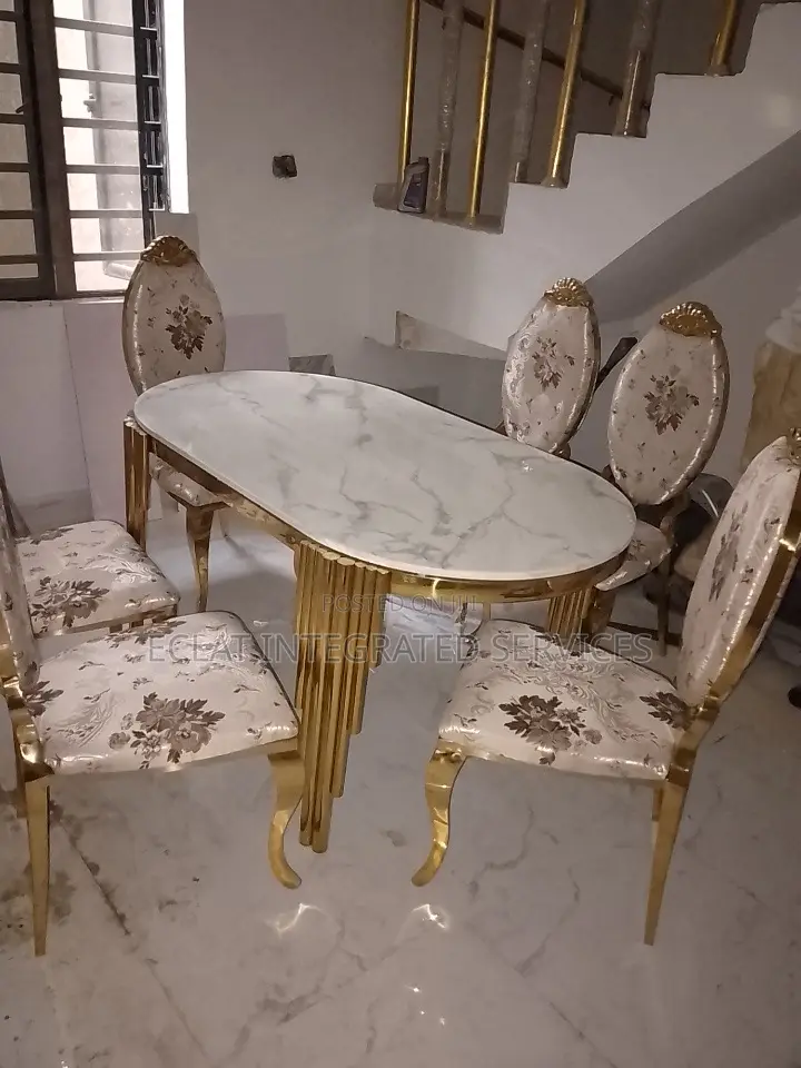 Golden Luxurious Dining Set