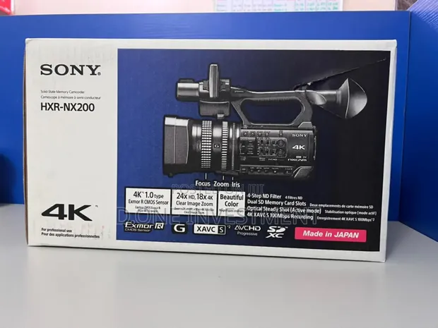 Sony Nxcam Nx200 Camera Price Promo Sony HXR-NX200 4K Professional