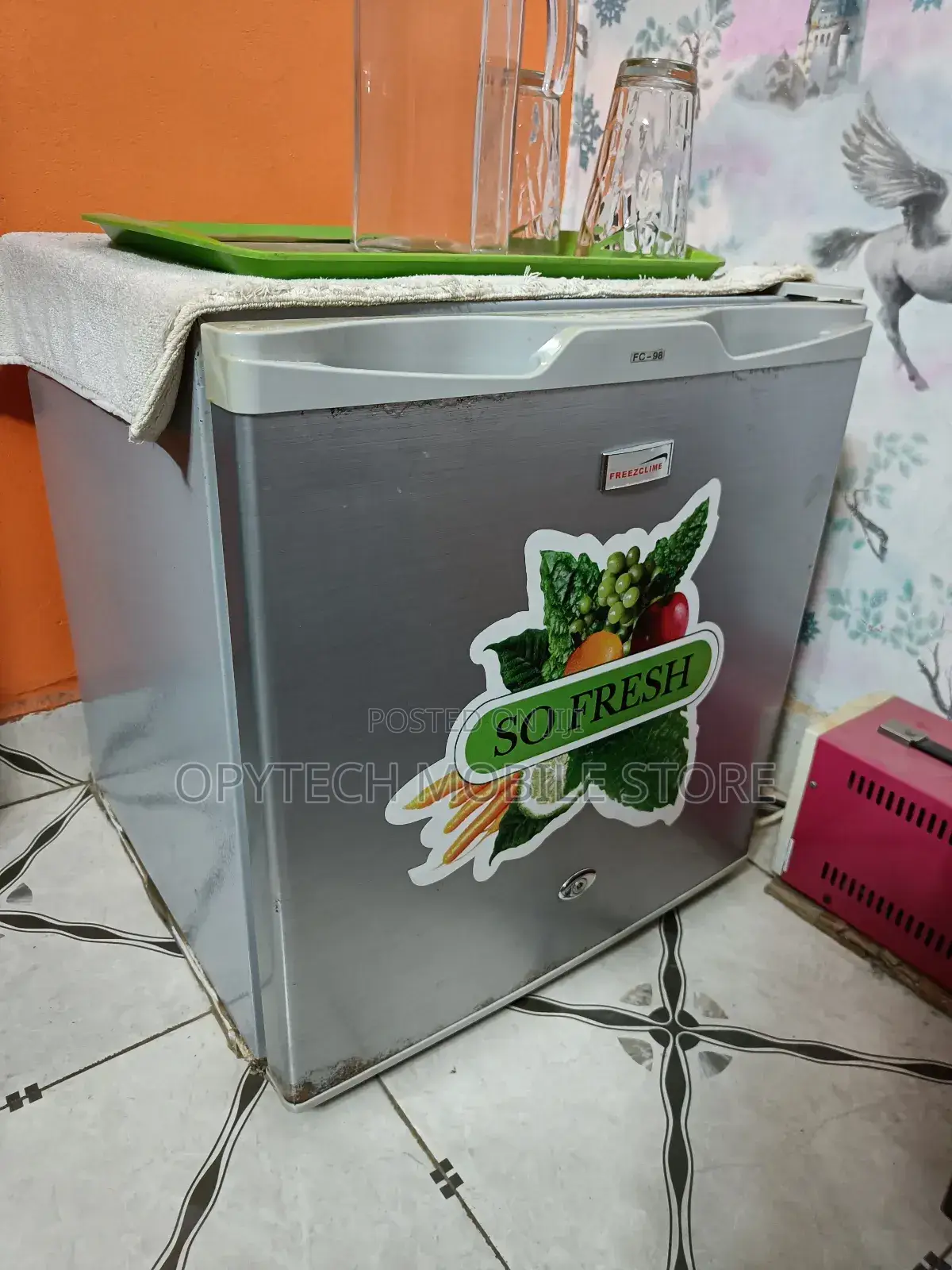 Neatly Used Freezclime Refrigerator + Freezer, 100% Working.