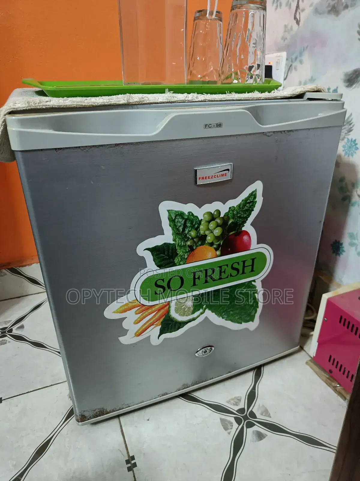 Neatly Used Freezclime Refrigerator + Freezer, 100% Working.