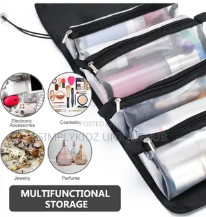 4 In 1 Roll Up Makeup Organizer Bag