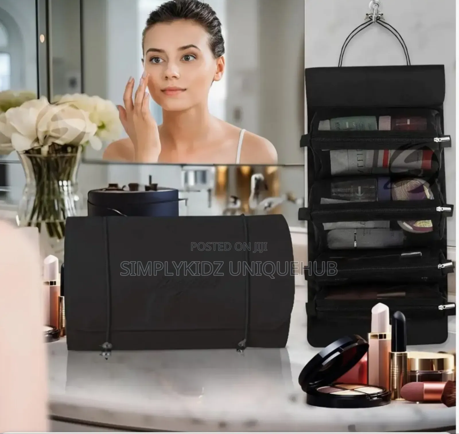 4 In 1 Roll Up Makeup Organizer Bag
