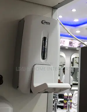 Ideal Manual White Plastic Soap Dispenser
