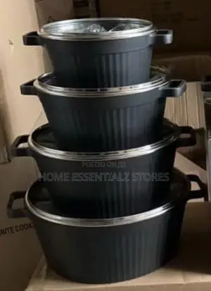 High Quality Uakeen Granite Pots Set - 10 Pieces