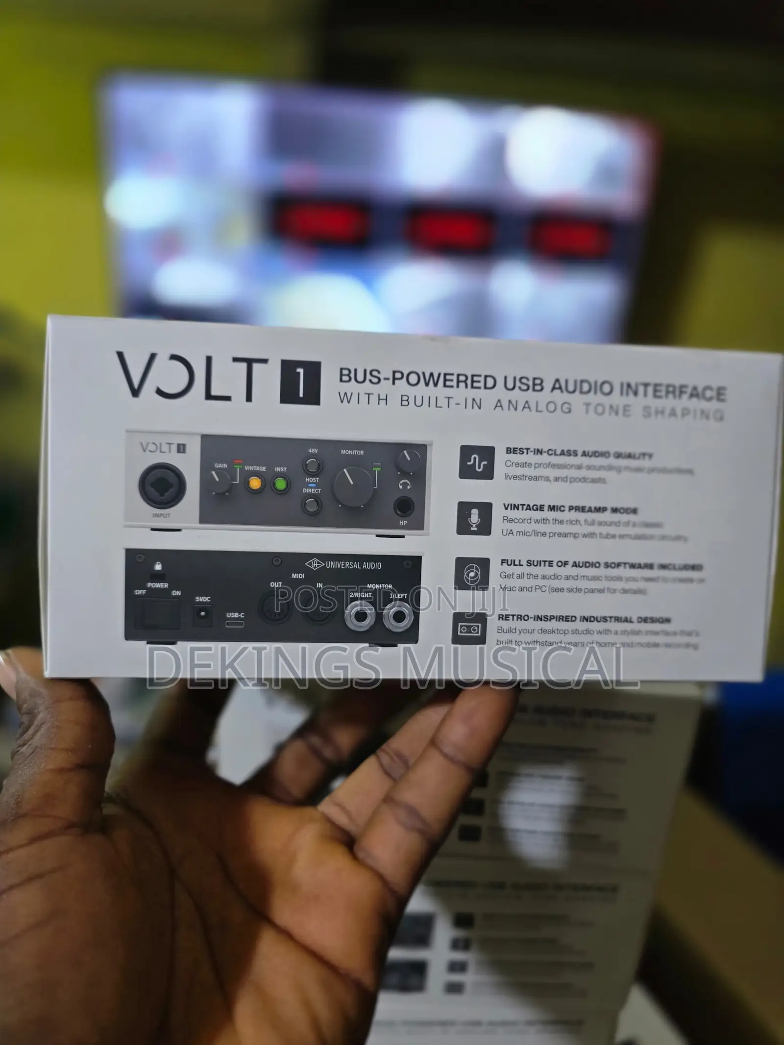 Universal Audio Volt 1 Bus-Powered Usb-C Audio Interface