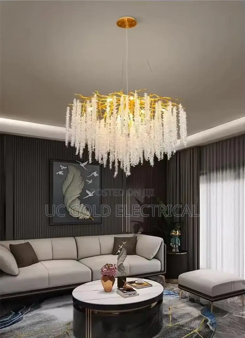 Nordic Tree Branch Lustre Crystal Led Lights Modern Dining