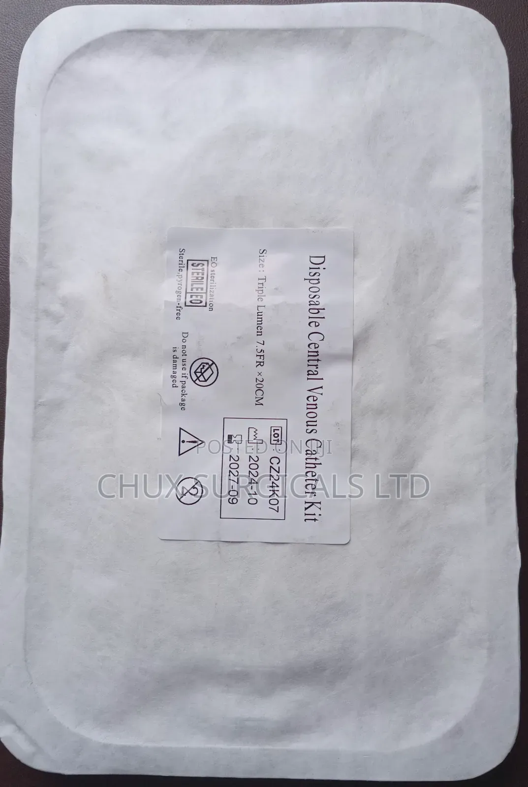 Central Venous Catheters 4fr, 5fr, 5.5fr, 7fr 7.5fr