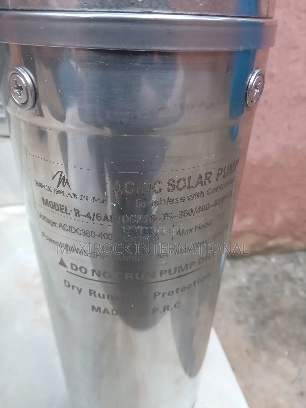 5.5hp Hybrid Ac/Dc Solar Submersible Pump