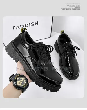 Men's Leather Shoe Thick Soles Comfort Business Shoe