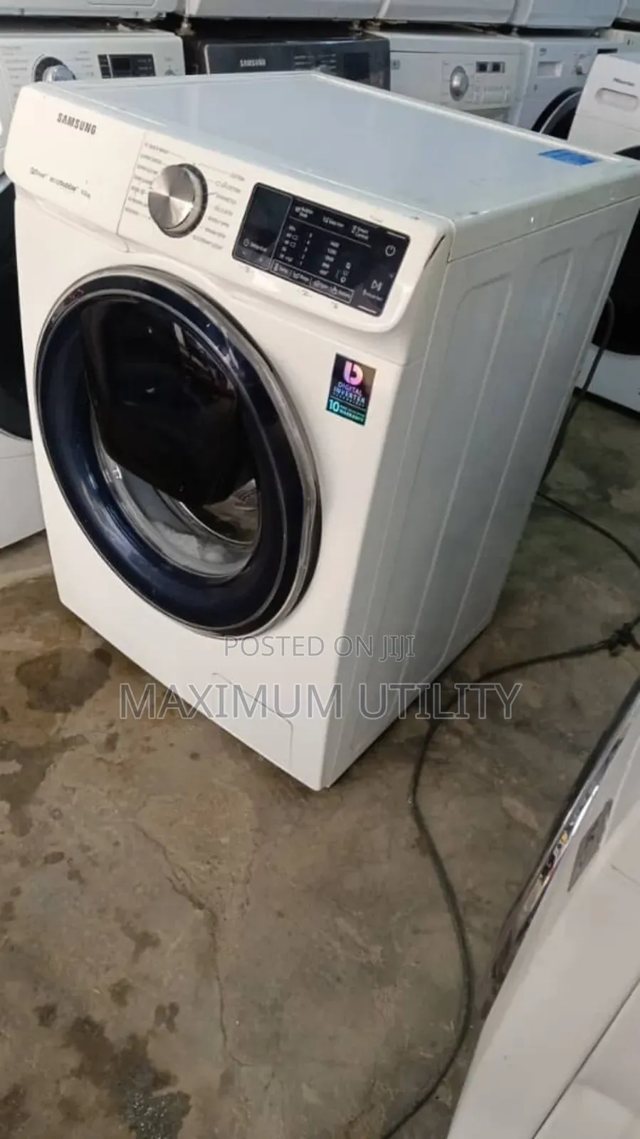 Samsung 9kg Front Load Eco Bubble Wash N Spin Machine