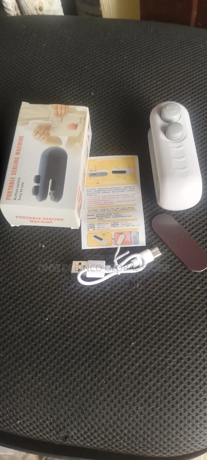 Rechargeable 2in1 Portable Mini Snack Nylon Sealer & Cutter