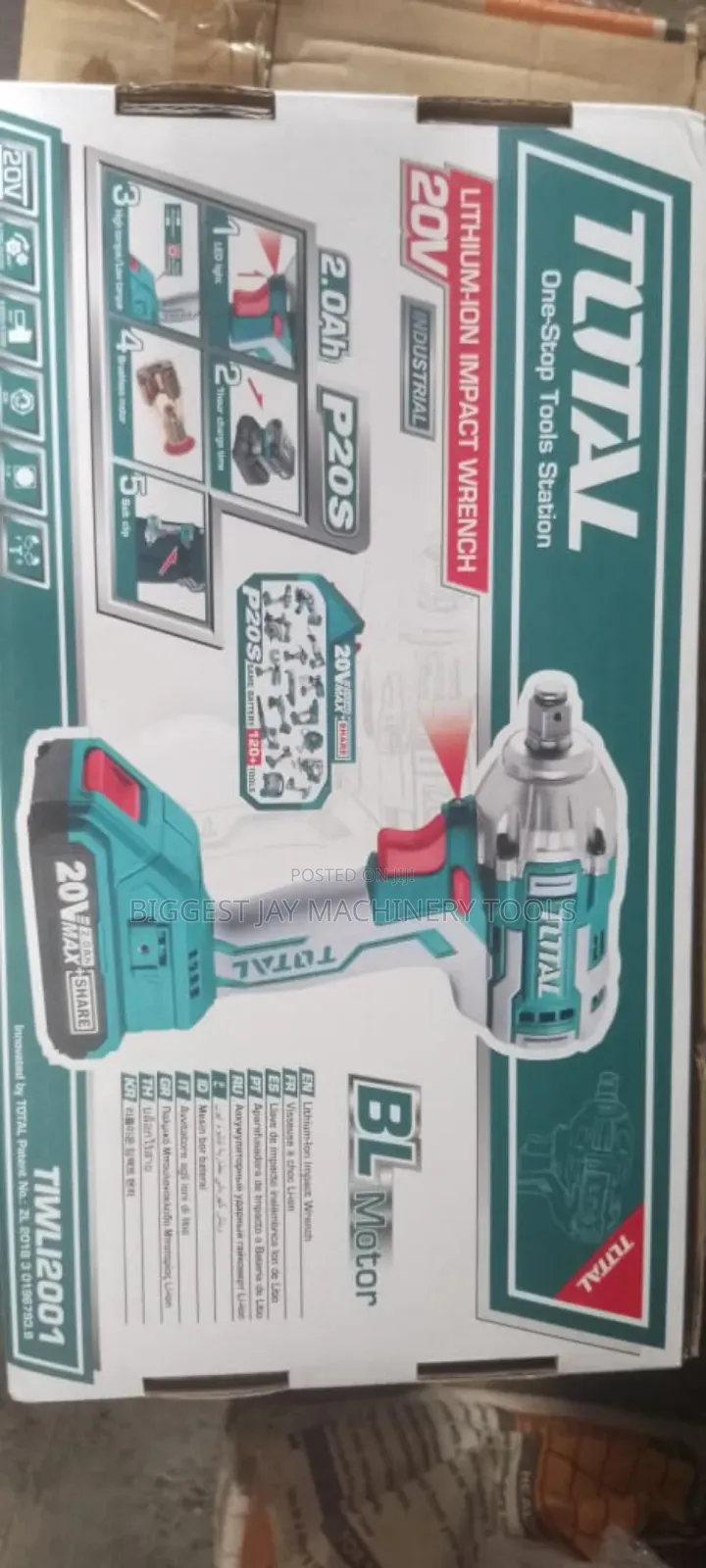 Impact Wrench Cordless Total