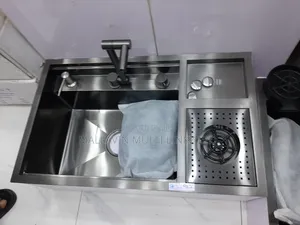 Modern Kitchen Sink With Covering Closable Use