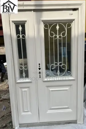 Photo - 4ft by 7ft French Armored Glass Door
