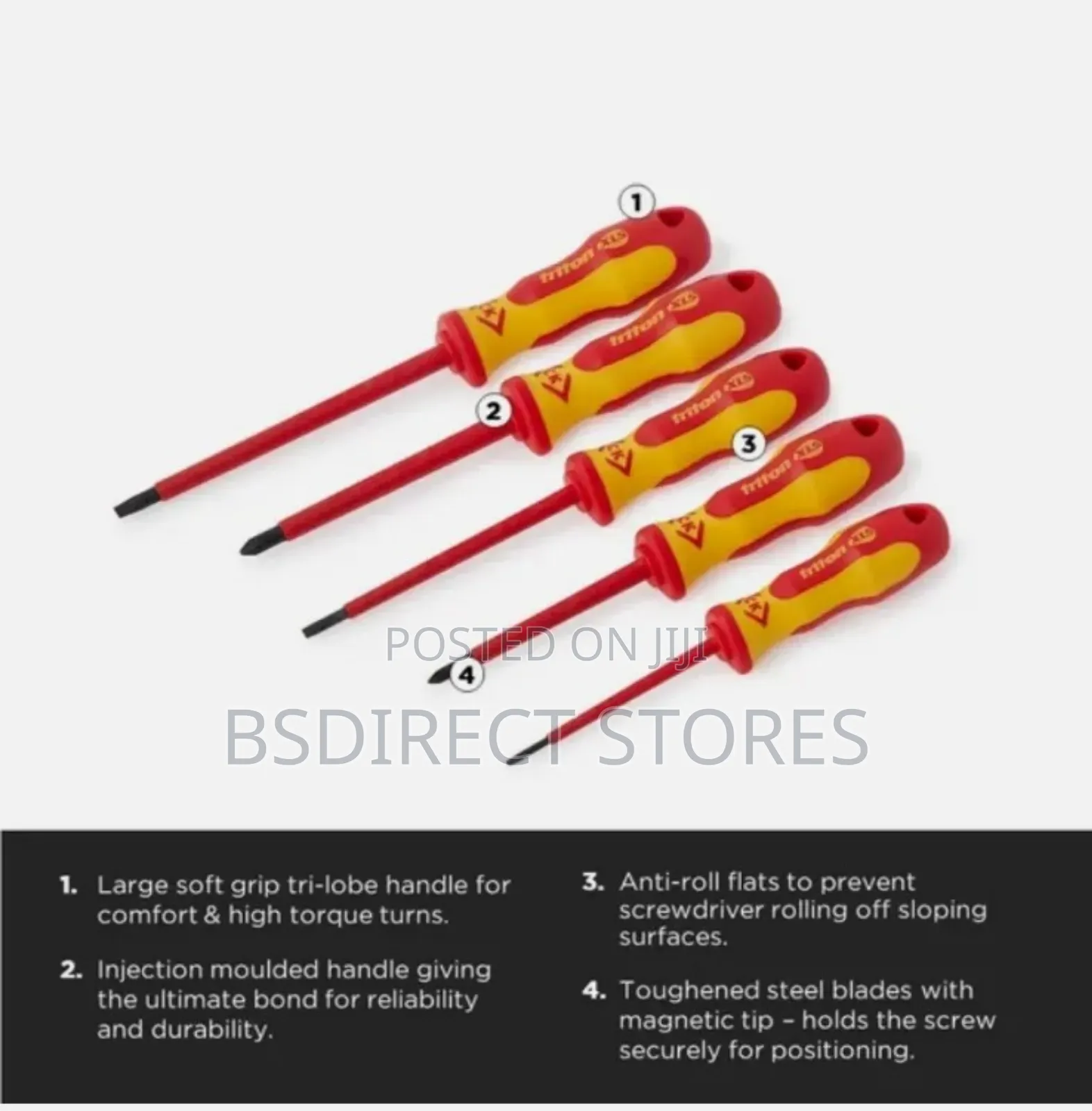 Ck Triton 1000v Insulated Slotted Professional Screwdriver