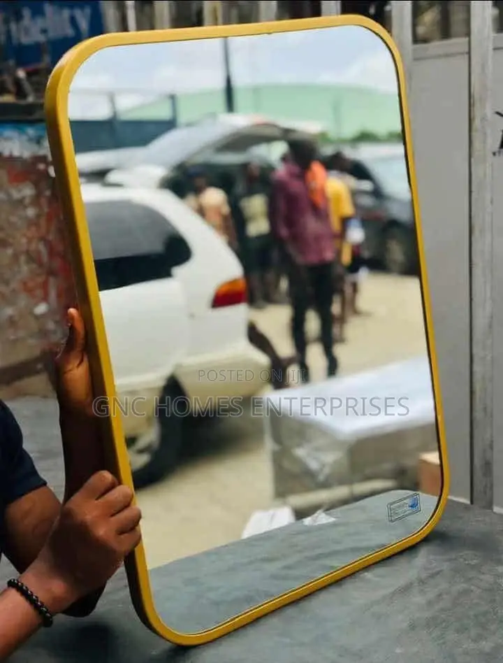 Gold-frame Mirror