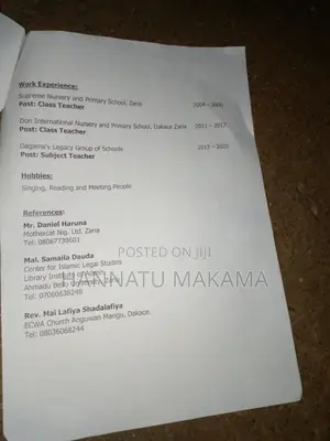 Housekeeping Cleaning CV
