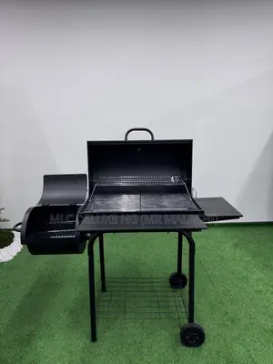 Photo - Outdoor Smoker BBQ Grill / Utility Barbecue Griller Stand
