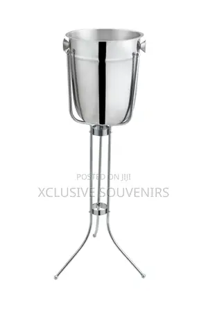 Stainless Steel Luxury Stand For Champagne Ice Bucket