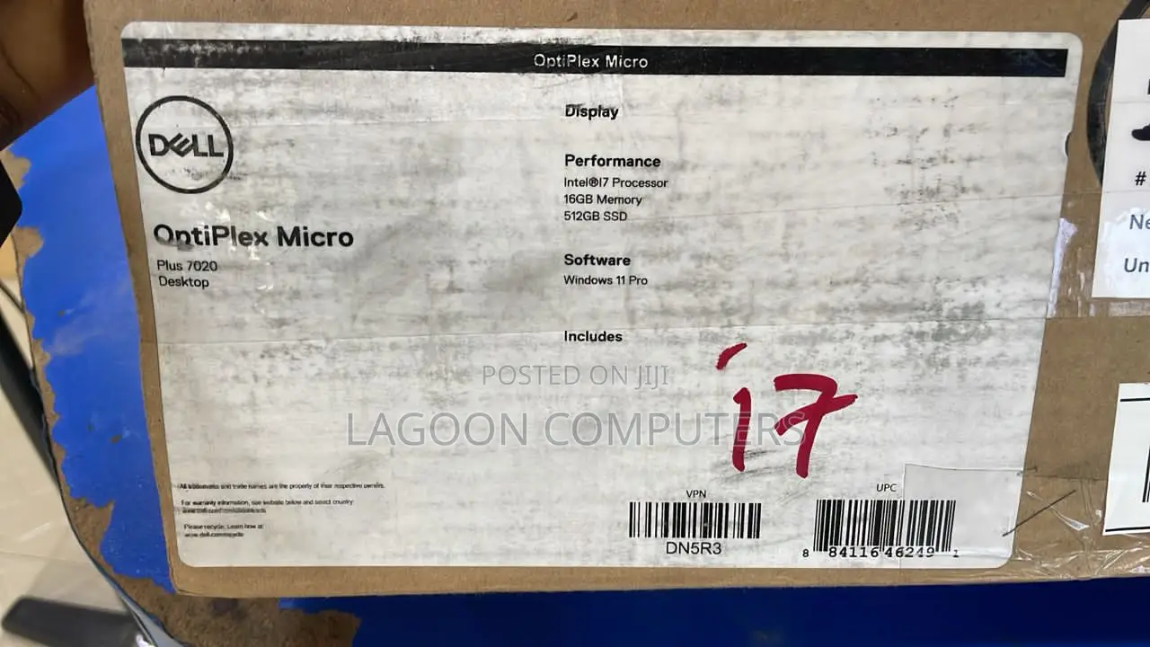 New Desktop Computer Dell Optiplex 7020 16GB Intel Core I7 SSD 512GB