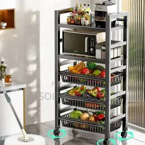 Movable Kitchen Shelf Organizer