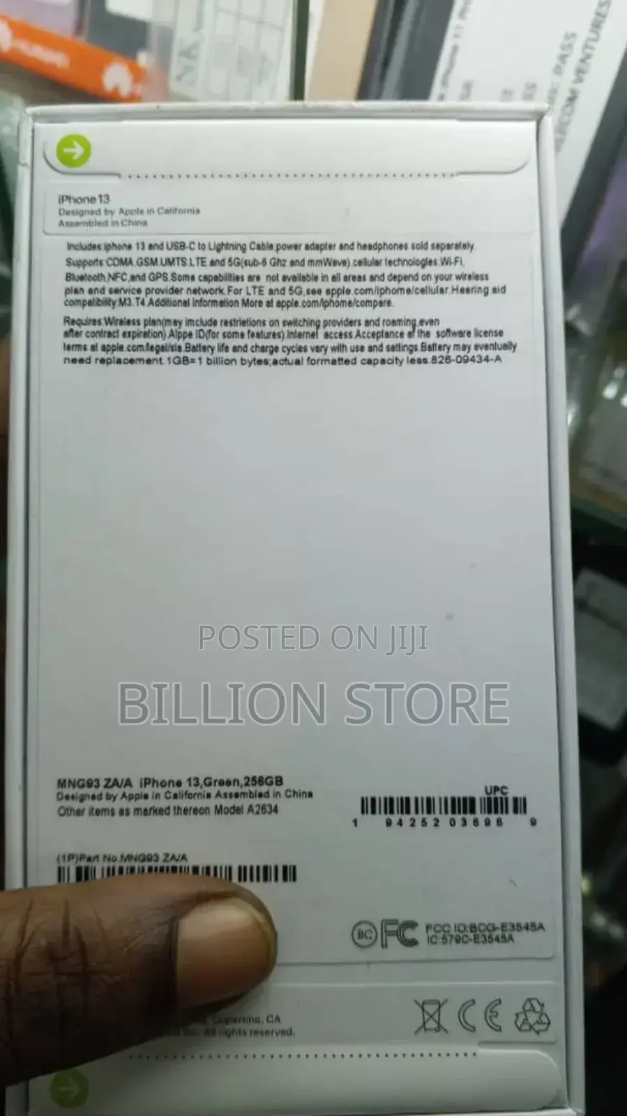 New Apple iPhone 13 256 GB Green