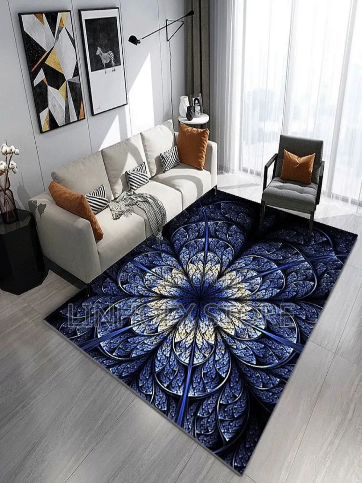 3d Center Carpet 160x230cm